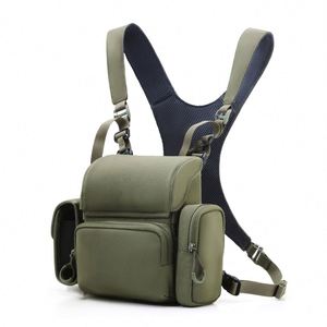 Sac de poitrine robuste pour jumelles, imperméable, avec fermeture éclair, motif lettres, pour la chasse et la randonnée, avec poche pour télémètre - Product Image 6