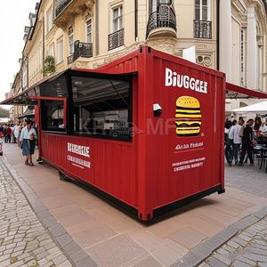 Estufa de Cocina Contemporánea Personalizada para Contenedor Marítimo, Cafetería, Banco de Trabajo de Acero, Construcción Robusta y Duradera - Product Image 1