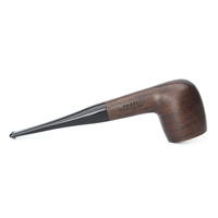 Filtres à pipe en bois d'ébène de haute qualité, formes multiples, avec tige droite courbée et anneau décoratif