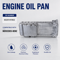 Coppa dell'Olio Professionale per Mercedes-Benz, Codice OE 6020141902, Protezione Motore con Serbatoio ad Alta Capacità