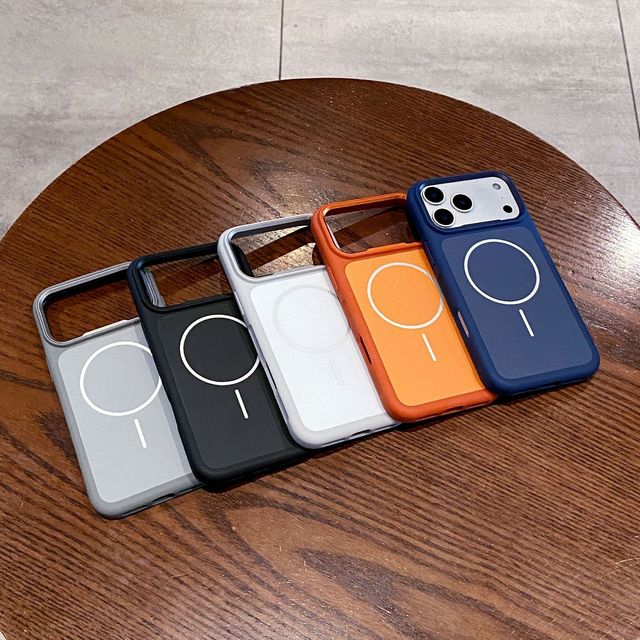 IDEAL Trending High Quality Frosted Magnetic Suction Original Color TPU+PC Waterproof Anti-Fingerprint Shockproof Phone Case for