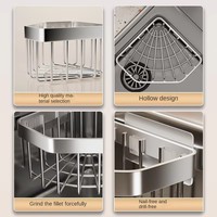 Égouttoir d'évier de cuisine, support pour éponge, porte-savon, égouttoir pour serviettes, étagère organisateur, accessoires de cuisine
