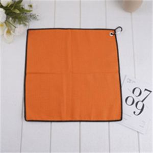 Customizable Embroidered Logo Microfiber Lightweight Quick-Dry Golf <b>Towel</b> High Absorbency Portable Design Travel Use Woven - Product Image 4
