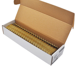 <span class=keywords><strong>A4</strong></span>サイズ2:1オフィス二重ループワイヤー金金属スパイラルバインディングワイヤーリングボックス包装用ナイロン紙用 - Product Image 1