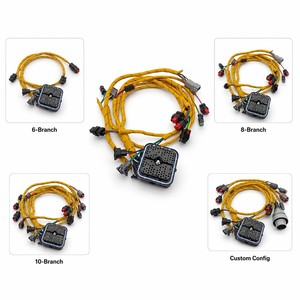Faisceau de câblage moteur d'excavatrice OEM KET MG630 24 broches AWG20 UL1015 étanche IP67 pour Komatsu PC220-8 PC130-7 Doosan DX300 - Product Image 4