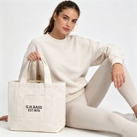 Sac fourre-tout mini en toile recyclée avec ruban et lettres, sac à main pour femme avec longue anse, sac à bandoulière tendance pour cadeau