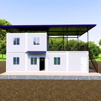 Maisons conteneurs en acier modulaires préfabriquées détachables et extensibles, résistantes aux ouragans, à prix d'usine, pour cuisine, hôtel, villa
