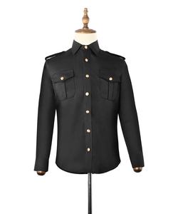 Seragam Satpam Lengan Pendek Musim Panas Pria, Kemeja Kerja Penjara - Product Image 2