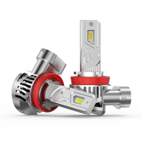 Accessoires Auto Phare Led 1:1 Taille H7 Ampoule Plug and Play Kits de Phares H11 9005 9006 9012 H4 Led Car Light 6000K
