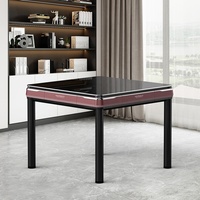 Table de Mahjong Moderne Entièrement Automatique et Pliable avec Compteur de Tuiles Électrique, Machine à Tri de Tuiles pour Usage Domestique, en Plastique