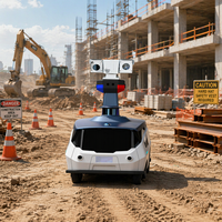 Equipado con Chasis de Conducción Autónoma de Baja Velocidad, Admite Mapeo Automático, Navegación Inteligente para Patrullaje Totalmente Automático