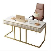 Nouvelle table en marbre à grande planche Bureau d'ordinateur Bureau de patron moderne simple Bureau du président