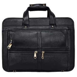 Sac messager unisexe en cuir pour ordinateur portable confortable à transporter multi-poches pour le bureau et l'université fabricant indien fournisseur - Product Image 2