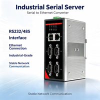 Passerelle Modbus industrielle sur rail DIN, RS232/485 vers Ethernet, convertisseur Modbus RTU/TCP, pour l'automatisation des usines intelligentes et les systèmes SCADA