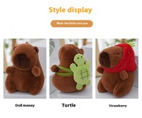 Peluches Capybara en Gros de Haute Qualité, Jouets en Peluche Doux pour Enfants Remplis de Coton PP, Jouets Anti-Stress