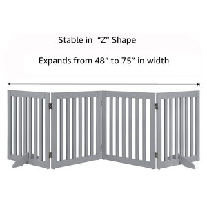 Grand parc d'extérieur en bois <span class=keywords><strong>pour</strong></span> animaux de compagnie Porte rétractable Cage Clôture <span class=keywords><strong>pour</strong></span> chiens et chats avec fermeture à bouton - Product Image 4