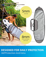 Sac de planche de surf sac de transport Durable Longboard SUP sac Wakeboard Bodyboard Skimboard Kite Board planche de surf couverture Kitesurf planche à voile