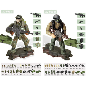 Special Forces Army Combat SWAT Solider Nhân Vật Hành Động Mini 2Inch Đồ Chơi Khối Xây Dựng Có Vũ Khí Và Phụ Kiện - Product Image 5