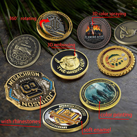 Pièces de monnaie personnalisées OEM 2D 3D en alliage de zinc, plaquées or, argent, cuivre, émaillées, pour collection souvenir, pièces de monnaie de défi en métal sur mesure