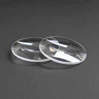 Lentilles biconvexes en verre optique BK7 H-K9L, saphir, silice fondue avec revêtement antireflet 25,4 mm/30 mm/40 mm pour équipement optique