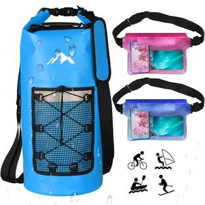 Fournisseur professionnel de sacs à dos imperméables en PVC pour voyages, avec poche en filet, pour l'escalade, la randonnée, les excursions, la voile, le <span class=keywords><strong>kayak</strong></span>, la pêche - Product Image 5