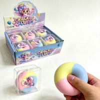Nouvelle Boîte Mystère de Jouets Squishy Donut Crispy Balls ASMR, Jouet Anti-Stress et de Décompression à Presser pour Enfants, Vente en Gros