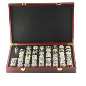 Groothandel 1966-2024 American Football 58 Kampioenschap Ring Set Met Legering Trofee Hot Selling Houten Display Box - Product Image 3