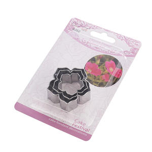 Acier inoxydable 3 Pcs/Set Morning Glory Petal Cookie Cutter Flower Fondant Cutter - Product Image 5