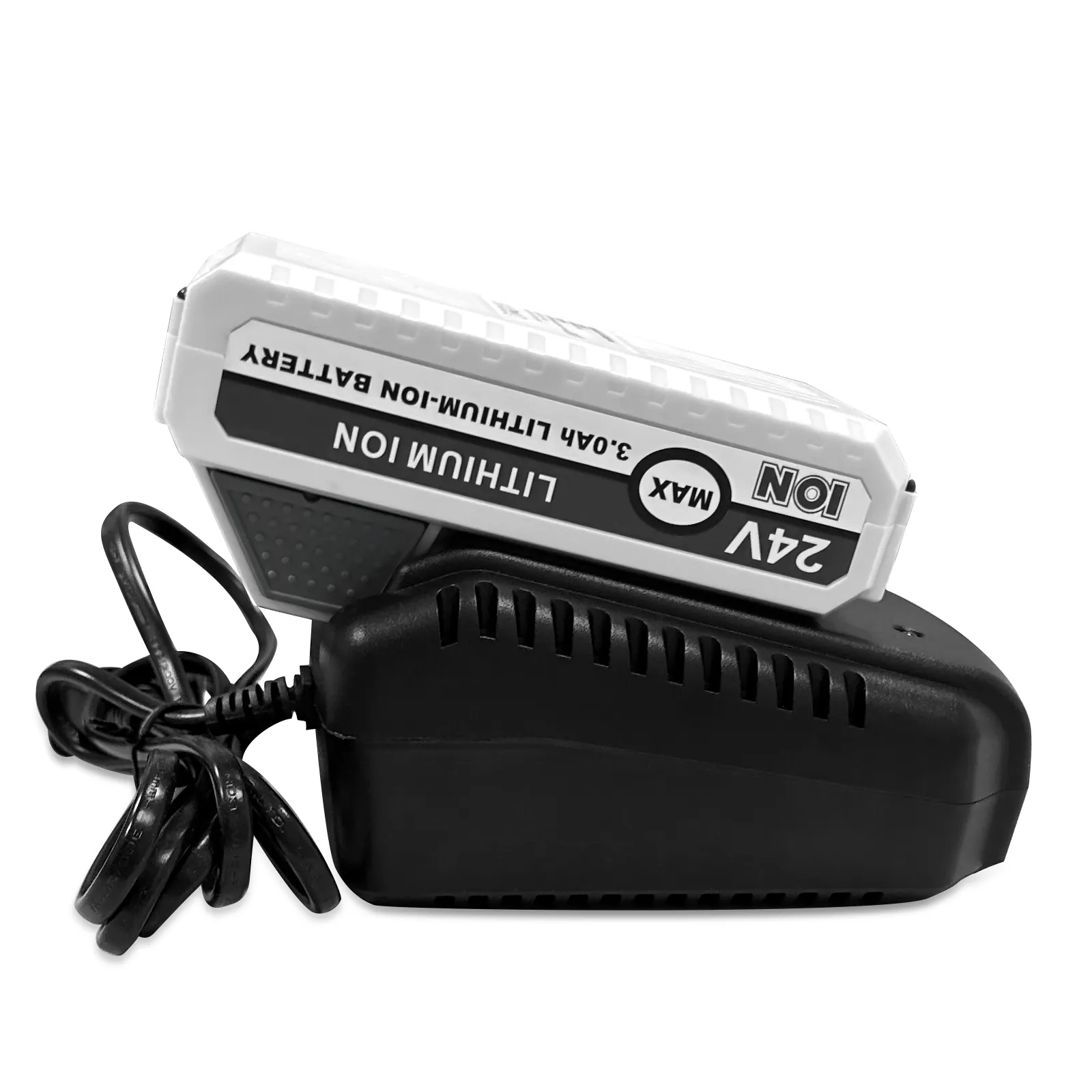 for Sun Joe 24V Battery Fast Charging Base for iBAT24 and 24VBAT Series Batteries, LED Flashing Indicator