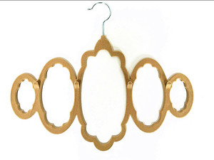 Estante de bufanda de seda desmontable de cinco agujeros flocado colgador de almacenamiento sin costuras antideslizante nuevo creativo - Product Image 6