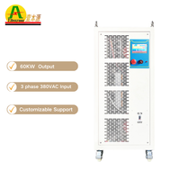 Redresseur haute intensité 60KW 75VDC 800A, alimentation CC réglable, entrée 380VAC, redresseur haute intensité pour électrolyse