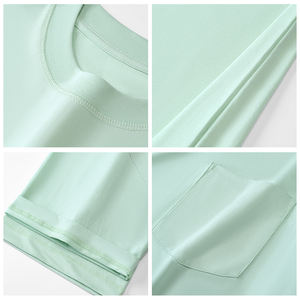 Summer Men's High Quality T Shirt Sports Wear <span class=keywords><strong>Anti</strong></span> <span class=keywords><strong>UV</strong></span> Cool Feel <span class=keywords><strong>Tshirt</strong></span> Gym Round Neck Pocket T Shirts for Men Unisex Women - Product Image 4