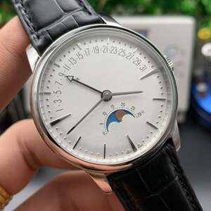 นาฬิกาโครโนกราฟอัตโนมัติสำหรับผู้ชายสุดหรู ดีไซน์คลาสสิก หน้าปัดแซฟไฟร์ กันน้ำ ตัวเรือนสแตนเลสสตีล แบรนด์วาเชรอน - Product Image 2