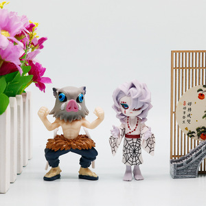 Ensemble de figurines d'action <span class=keywords><strong>Demon</strong></span> <span class=keywords><strong>Slayer</strong></span> au design de dessin animé adorable, <span class=keywords><strong>accessoires</strong></span> en gros, jouets en 3D, figurines d'action, ornement de voiture, cadeaux pour enfants - Product Image 6