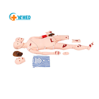 Maniquí de Simulación para Entrenamiento Médico Profesional en Cuidado de Traumas, Modelo Multifuncional para Evaluación y Cuidado de Traumas, con Certificación CE/ISO
