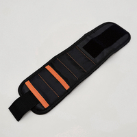 Bande magnétique pour outils Gacent avec logo personnalisé, écologique, adhésive double face, en polyester/nylon élastique, pour maintenir les vis