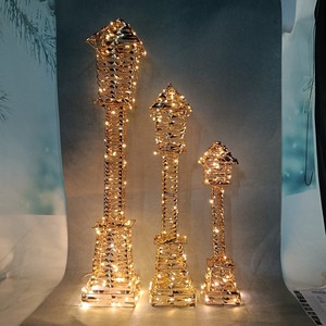 <span class=keywords><strong>Farolas</strong></span> Decorativas de Navidad con Luces LED para Decoración Interior del Hogar, Venta al por Mayor - Product Image 1