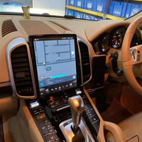 Pantalla Estilo Tesla de 10.4 Pulgadas, Radio para Auto con Android 15, Navegación GPS, Reproductor de DVD, CarPlay y Android Auto para Porsche Cayenne 2010-2017
