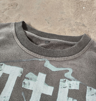 XJYD – Nouveau T-shirt Streetwear Personnalisé de Haute Qualité, Imprimé Numérique, Coupe Ample, Tricoté, Design Graphique Vintage, Lavage Délavé, Double Couche, Manches Longues