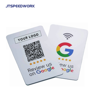 Carte <span class=keywords><strong>Whatsapp</strong></span> NfC Google Review Commentaires Pop Up Contctless Business Rfid Smart QR Code Play Carte cadeau RFID - Product Image 1