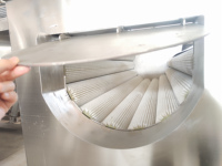 Nieuwe model commerciële automatische groentewas- en schilmachine, multifunctionele fruit- en groentereiniger/schilmachine