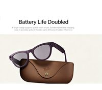 Lunettes intelligentes Meta Gen2 HEADLINE AI à commande vocale artificielle, enregistrement 3K