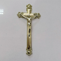 Cruz de Jesús Crucifijo de Plástico ABS para Decoración de Ataúdes, Ligera, Suministros para Funerarias e Iglesias, Venta al por Mayor