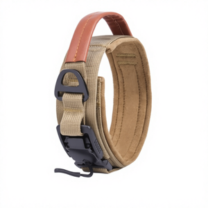 Taktisches Hundehalsband aus strapazierfähigem Nylon mit Schnellverschluss und Trainingsgriff, verstellbar für mittelgroße und große Hunde - Product Image 2