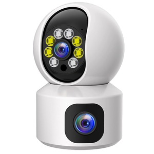 Cámara de Vigilancia WiFi CWISION Interior 1080P, Monitor para Bebés y Mascotas, Doble Lente, Visión Nocturna, Audio Bidireccional - Product Image 1
