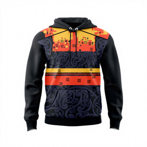 Veste à capuche unisexe violette avec fermeture éclair et logos sur les manches pour les fans de la NRL Australie Papouasie-Nouvelle-Guinée Nouvelle-Zélande - Product Image 4