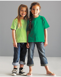 เสื้อยืดเด็กเล็กแขนสั้นผ้าฝ้ายแท้คุณภาพสูง พิมพ์โลโก้ตามสั่ง ระบายอากาศได้ดี นุ่มสบาย เป็นมิตรกับสิ่งแวดล้อม - Product Image 2