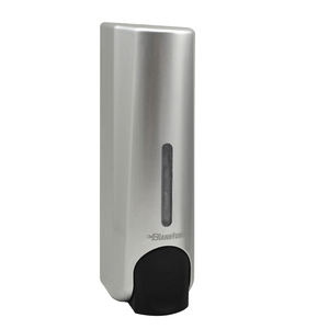 Distributeur automatique de savon liquide mural 0,35 L avec fonctions double et mousse, en ABS, pour hôtels - Product Image 1