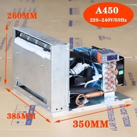 Micro-refroidisseur A450, unité de réfrigération miniature 220V, climatiseur compact pour animaux de compagnie pour distributeur automatique, 450W de refroidissement, réfrigérant R134a