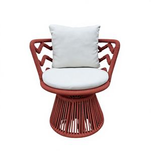 <span class=keywords><strong>Chaise</strong></span> <span class=keywords><strong>de</strong></span> jardin d'extérieur en aluminium et corde tressée, bohème et durable, pour patio, jardin et balcon - Product Image 1